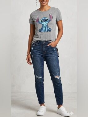 Disney Lilo & Stitch Watercolor Graphic Tee
